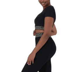 BILLIE BLACK GYM CROP -Steve Madden Store CROPTOP BLACK 7