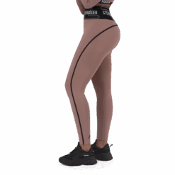 GIANA DARK TAUPE ACTIVE LEGGING -Steve Madden Store LADIES LEGGINGS MUSHROOM 7