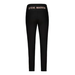 MINA BLACK ACTIVE LEGGING -Steve Madden Store No sku Black zip active tights 02