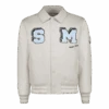 JETT CREAM BASEBALL JACKET 2 JETT CREAM BASEBALL JACKET -Steve Madden Store SMD126 JETTBASEBALLJACKET CREAM 01