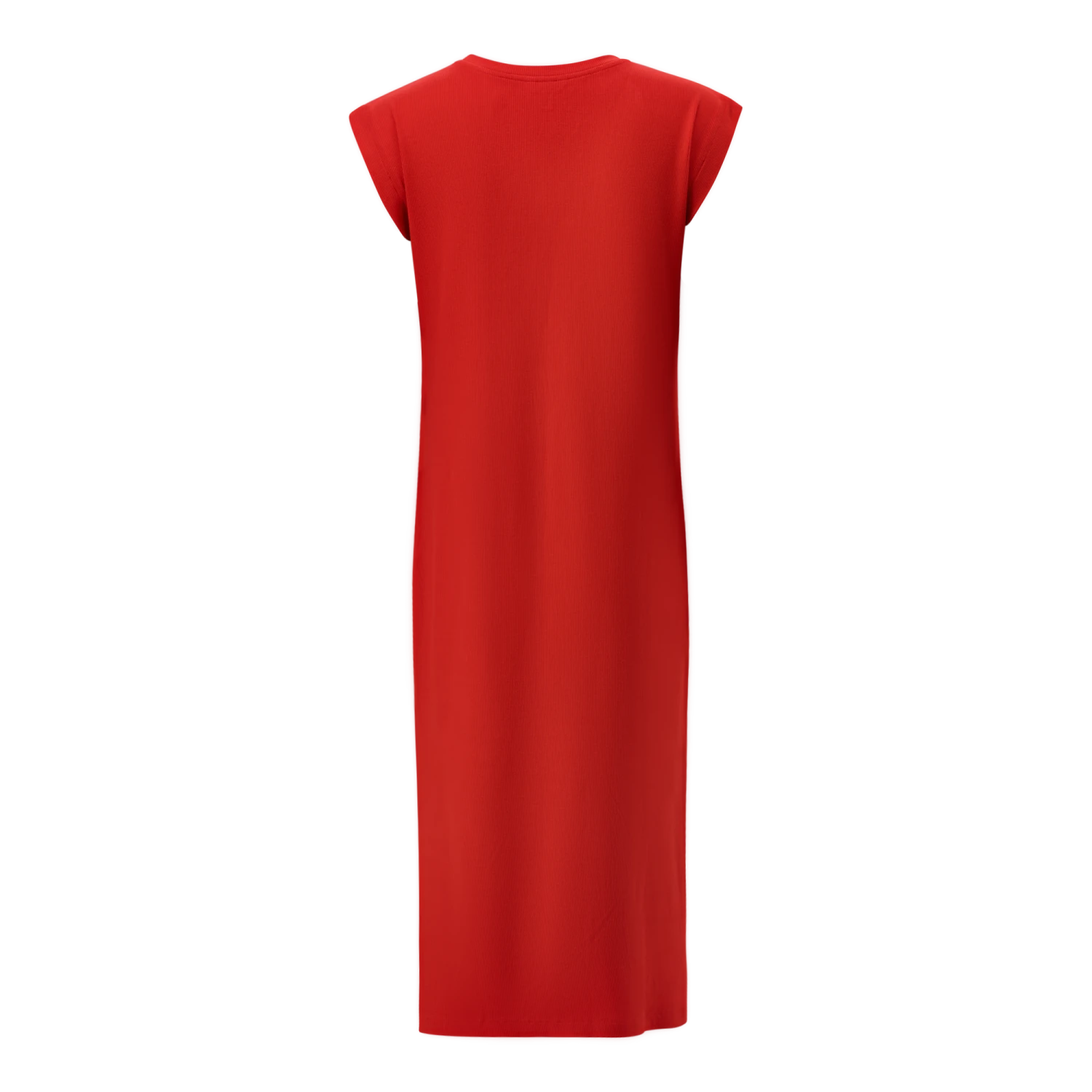 ELLE RED TUNIC MIDI DRESS WITH POPPERS 7 ELLE RED TUNIC MIDI DRESS WITH POPPERS - Image 5