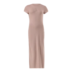 MYLIA TAUPE BODYCON MIDI DRESS