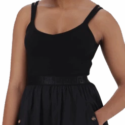 ZORA BLACK BALLERINA MIDI DRESS 10 ZORA BLACK BALLERINA MIDI DRESS -Steve Madden Store SMD363 ZORA BALLERINA MIDI DRESS BLACK 12