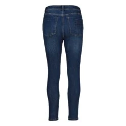 ZOE CONTOUR CURVY DARK WASH SKINNY WITH BUTTON FLY -Steve Madden Store SMD398 Back