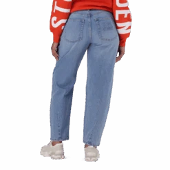 MILLIE BARREL MID BLUE JEANS -Steve Madden Store SMD418 MILLIE MIDWASH 7