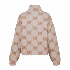 JOVIE NEUTRAL TEDDY FLEECE CROPPED BOMBER -Steve Madden Store SMJ433 JOVIETEDDYFLEECECROPPEDBOMBER NEAUTRAL 02