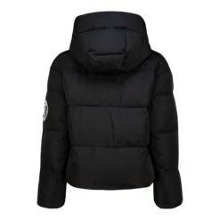 NASH BLACK CROPPED PUFFER WITH DETACHABLE HOOD -Steve Madden Store SMJ439 NASH CROPPED PUFFER DETACHABLE HOOD BLACK 02