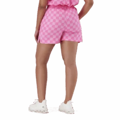 NOVA PINK ALLOVER PRINTED SHORTS -Steve Madden Store SMP297 NOVA ALL OVER PRINTED SHORTS PINK 11