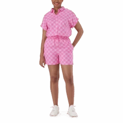 NOVA PINK ALLOVER PRINTED SHORTS -Steve Madden Store SMP297 NOVA ALL OVER PRINTED SHORTS PINK 2