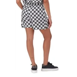 NOVA BLACK WHITE ALLOVER PRINTED SHORTS -Steve Madden Store SMP297 NOVA BLACKANDWHITE 10