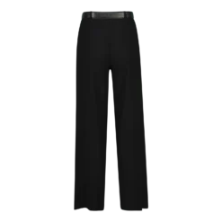 KENNEDY BLACK BELTED WIDE LEG TROUSER -Steve Madden Store SMP388 KENNEDY BELTED WIDE LEG TROUSERS BLACK 02