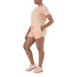 TAMSYN PEACH FUZZ JOGGER SHORTS -Steve Madden Store SMS295 TAMSYN JOGGER SHORTS PEACH FUZZ 7