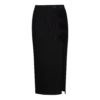 SADIE BLACK BODYCON SKIRT WITH ROSE -Steve Madden Store SMS304 SADIE BODYCON SKIRT WITH ROSE BLACK 01
