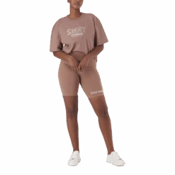 QUINN TOFFEE BIKER SHORTS -Steve Madden Store SMS311 QUINN BIKER SHORTS TOFFEE 6