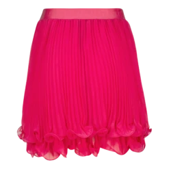 LYRA HOT PINK PLEATED MINI SKIRT