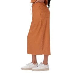 BONNIE DARK CARAMEL EMBOSSED LOGO SKIRT -Steve Madden Store SMS381 BONNIE dARKCARAMEL 9