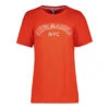 WILLOW TANGERINE OVERSIZED LOGO TEE -Steve Madden Store SMT192 TANG Front