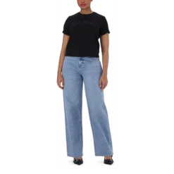 KITTY BOXY LOGO TEE BLACK -Steve Madden Store SMT223 KITTY BOXY LOGO TEE BLACK 1