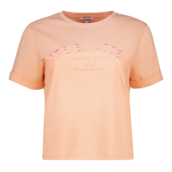 KITTY PEACH FUZZBOXY LOGO TEE