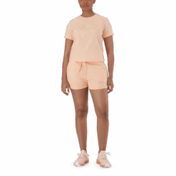 KITTY PEACH FUZZBOXY LOGO TEE -Steve Madden Store SMT223 KITTY BOXY LOGO TEE PEACH FUZZ 2