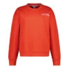 AMELIA TANGERINE OVERSIZED CREW NECK FLEECE SWEAT -Steve Madden Store SMT231 TANG Front