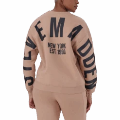 AMELIA BISCUIT OVERSIZED CREW NECK FLEECE SWEAT -Steve Madden Store SMT231 AMELIA BISCUIT 10