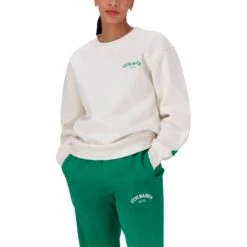 AMELIA CREAM OVERSIZED CREW NECK FLEECE SWEAT -Steve Madden Store SMT231 AMELIA CREAM 3