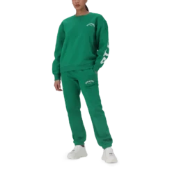 AMELIA EMERALD OVERSIZED CREW NECK FLEECE SWEAT -Steve Madden Store SMT231 AMELIA EMERALDGREEN 1