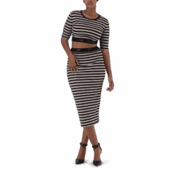 JADE STRIPE BLACK CHAMPAGNE CROPPED TOP -Steve Madden Store SMT298 JADE STRIP CROPPED TOP BLACK CHAMPAGNE 1 7aae3e42 6e5c 4542 992b fcba31920da4