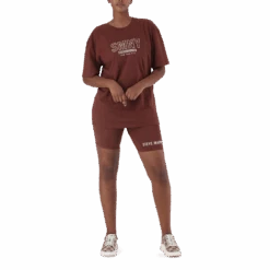 ATHENA TOBACCO OVERSIZED GRAPHIC T-SHIRT -Steve Madden Store SMT310 ATHENA OVERSIZED GRAPHIC T SHIRT TOBACCO 1