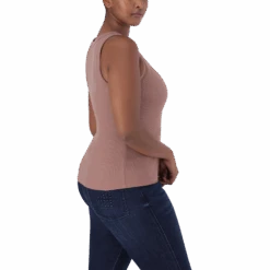 AALIYAH TOFFEE SPARKLE LOGO TANK -Steve Madden Store SMT312 AALIYAH SPARKLE LOGO TANK TOFFEE 20