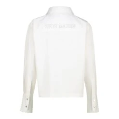 KIRA WHITE SPARKLE LOGO SHIRT -Steve Madden Store SMT384 SPARKLE LOGO SHIRT WHITE 02