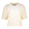 ALESSA CHALK CROPPED BOXY T-SHIRT -Steve Madden Store SMT393 ALESSA CROPPED T SHIRT CHALK 01