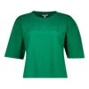 ALESSA EMERALD CROPPED BOXY T-SHIRT -Steve Madden Store SMT393 ALESSA CROPPED T SHIRT EMERALD GREEN 01