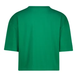 ALESSA EMERALD CROPPED BOXY T-SHIRT -Steve Madden Store SMT393 ALESSA CROPPED T SHIRT EMERALD GREEN 02