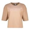 ALESSA WARM TAUPE CROPPED BOXY T-SHIRT -Steve Madden Store SMT393 ALESSA CROPPED T SHIRT WARM TAUPE 01