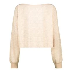 KENZIE STONE BOXY CROP TOP WITH EMBOSSED LOGO -Steve Madden Store SMT396 KENZIEBOXYCROPTOPWITHEMBOSSEDLOGO STONE 02