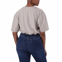 BRI PEBBLE OVERSIZED T-SHIRT -Steve Madden Store SMT403 BRI PEBBLE1 13