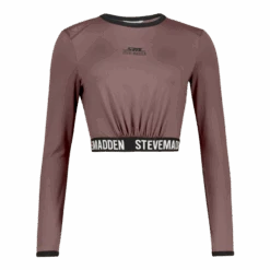 TIANA DARK TAUPE ACTIVE TOP