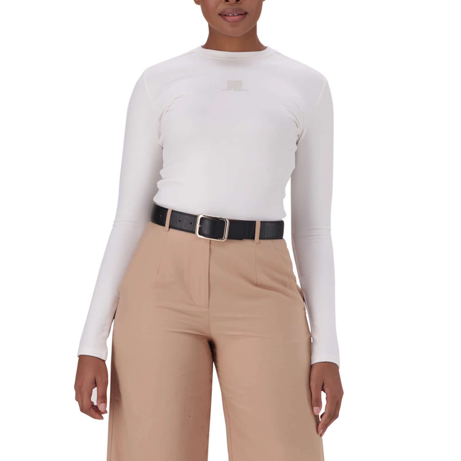 ARLITH CREAM ROUND NECK TOP 4 ARLITH CREAM ROUND NECK TOP - Image 2