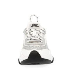 Steve Madden BELISSIMO WHITE/GREY -Steve Madden Store STEVEMADDEN INTL BELISSIMO WHITEGREY FRONT