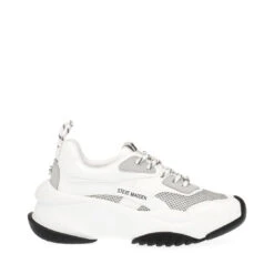 Steve Madden BELISSIMO WHITE/GREY -Steve Madden Store STEVEMADDEN INTL BELISSIMO WHITEGREY SIDE