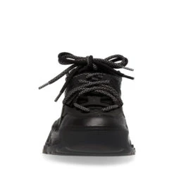 Steve Madden KINGDOM 2.0 BLACK BLACK -Steve Madden Store STEVEMADDEN INTL KINGDOM BLACK BLACK FRONT SMECOMM