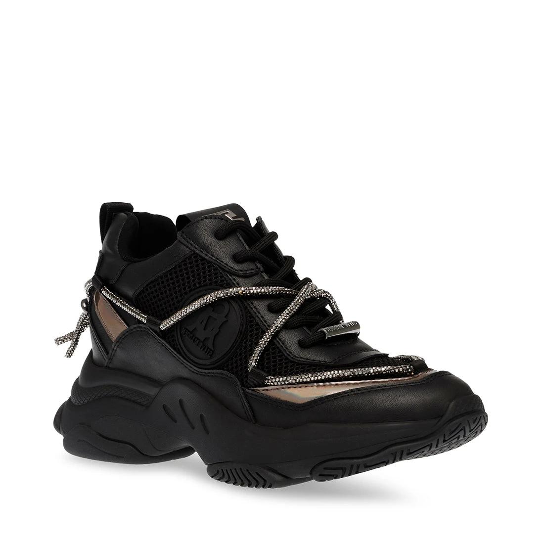 Steve Madden MOTOCROSS BLACK/PEWTER 3 Steve Madden MOTOCROSS BLACK/PEWTER