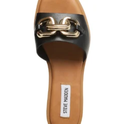 Steve Madden GENE BLACK -Steve Madden Store STEVEMADDEN SHOES GENE BLACK TOP