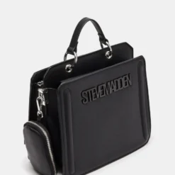 Steve Madden BEVELYN BLACK 10 Steve Madden BEVELYN BLACK -Steve Madden Store STEVEMADDEN HANDBAGS DT618175 BLACK 04 EDIT