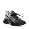 Steve Madden MISTICA BLACK SILVER -Steve Madden Store STEVEMADDEN INTL SNEAKERS MISTICA BLACKSILVER