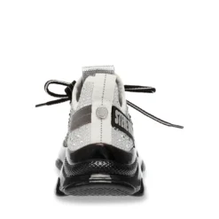 Steve Madden MISTICA BLACK SILVER 11 Steve Madden MISTICA BLACK SILVER -Steve Madden Store STEVEMADDEN INTL SNEAKERS MISTICA BLACKSILVER BACK