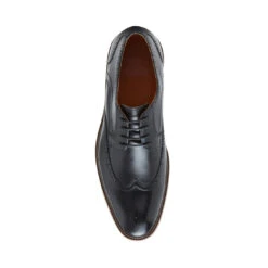 Steve Madden ADRIUS-N BLACK LEATHER -Steve Madden Store STEVEMADDEN MENS ADRIUS N BLACK 06