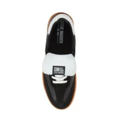 Steve Madden CROCKET BLACK WHITE -Steve Madden Store STEVEMADDEN MENS CROCKET BLACK WHITE 06